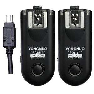 Yongnuo RF-603 II 16-CH disparador de flash inalámbrico para cámaras Nikon DC2 conexión D90/D600, D3000/D5000, D7000 series, 2.4 GHz Eng, 1/320sec vel