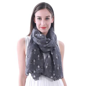 Lina & Lily Boxer - Bufanda para mujer