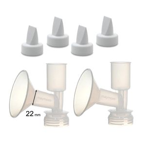 Juego de repuesto de campana Maymon, para sacaleche (puede reemplazar campana estándar Ameda) para Ameda Purely Yours, campana de ultra Breastpump, 0.