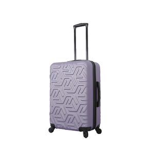 Mia Toro Italia Moldeado Arte Maze Hard Side 24" Spinner, Violeta