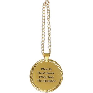 Thirstystone N789 vino collar de botella de respuesta, Oro