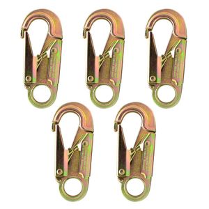 Fusion Climb maxi-2 Acero de carbono forjado mosquetón Oro 5-Pack