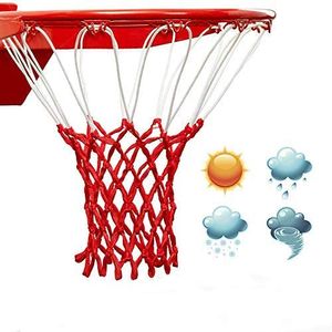 Red de baloncesto profesional de alta calidad resistente de repuesto, resistente a todo tipo de clima, se adapta a interiores o exteriores, 12 bucles