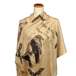 El Cuervo por Edgar Allan Poe chal bufanda Wrap