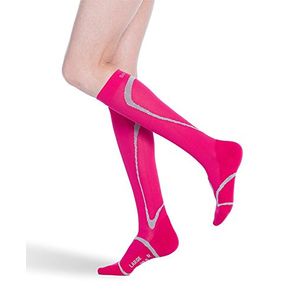 Calcetines hasta la pantorrila unisex SIGVARIS Traverse 412C, M S, Lime, 1
