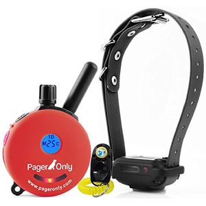 Paquete de 2 piezas – E-Collar – PG-300 – 1/2 Mile entrenador a distancia impermeable educador – vibración y estimulación de sonido collar sólo con Pe