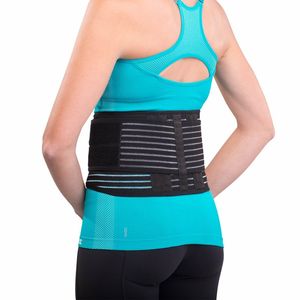 Donjoy ventaja Estabilizador Soporte de la espalda para bajo los dolores de espalda, cepas – Cómodo Acolchado de Espuma con tela elástico, 1