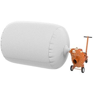 (1) Bolsas de vacío de aislamiento resistentes de 5.9 ft x 3.9 ft – Bolsa de polvo más baja – Capacidad para más de 75 CF – Blanco Rhino 2,3 bolsa por