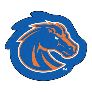 Fanmats NCAA Boise State University Broncos Nylon Face Mascot Alfombra