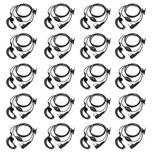 Forma de G Abcgoodefg ear-clip auricular Headset Micrófono para Kenwood PUXING Baofeng UV-5R UV-82 bf-uv5r tyt Uv-5ra HYT 666S 888S Retevis h-777 Talk