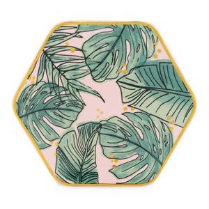 Pinky Up 6148 Tropical bandeja de té, talla única, Multicolor