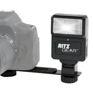 Ritz Gear - Flash para cámara réflex digital con soporte para cámaras réflex digitales, réflex y cámaras sin espejo