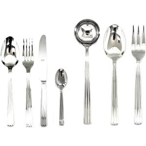 Mepra 51-piece hueco mango suela, Set de cubiertos