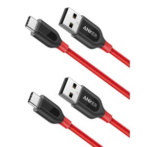 [paquete De 2] Cable Anker Powerline + Usb-c A Usb A 2.0,...