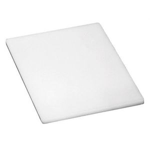 Tabla de cortar Winco, 18 x 24 x 1/2 pulgadas, color blanco, Blanco