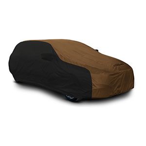 Coverking Custom Fit Car Cover para ciertos modelos Audi A4 Quattro Stormproof Tan con laterales negros