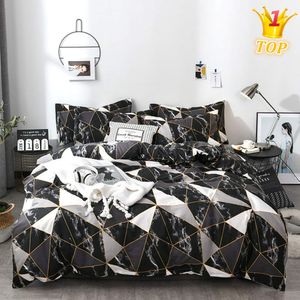 Jumeey - Juego de funda de edredón con estampado moderno y chic para niños, hombres, mujeres, niños, niñas, adultos, 100 % algodón natural, 3 piezas c