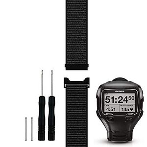 C2D Joy solo compatible con Garmin Forerunner 910XT correa de repuesto con pines y herramienta de extracción de pines, correa de malla deportiva suave
