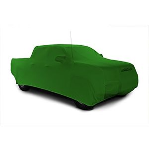 Coverking Custom Fit Car Cover para Select Chevrolet Truck Silverado 25003500 Modelos Satin Stretch Synergy Green