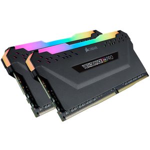 Corsair CMW32GX4M2C3200C16 Vengeance RGB PRO 32GB (2x16GB) DDR4 3200 (PC4-25600) C16 - Memoria para escritorio, color negro