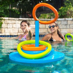 Pool Mate flotante de espuma juego de lanzamiento de anillos para piscinas
