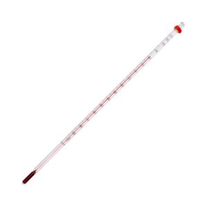 HB DURAC B608003100 Termómetro de propósito general LiquidInGlass; Líquido orgánico de inmersión total de 20 a 150 ° C