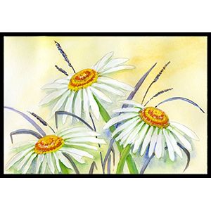 Caroline de tesoros bmbo1108mat Margaritas Por Maureen bonfield Mat, 18" x 27," interior o exterior multicolor