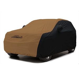 Coverking Custom Fit Car Cover para Select Buick Enclave Models Stormproof Tan con Black Sides