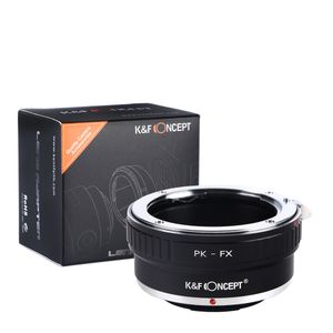 K & F Concept lente Pentax PK a Fujifilm Fuji FX Mount cámara adapter. Fits X-Pro1 X-E1 X-M1