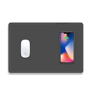 Ratón inalámbrico de carga rápida, cargador inalámbrico, QI inalámbrico Pad Station Mat 5 W para iPhone X iPhone 8 carga estándar para Galaxy Note 8 S