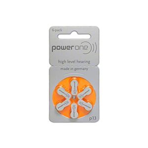 Alimentar una talla 13 baterías zinc aire p13