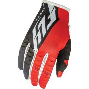 FLY Racing Unisex-Adult Kinetic Guantes (Rojo/Negro/Blanco, Tamaño 7)