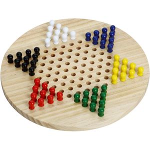 Silly Goose Games - Juego de mesa de madera con 60 clavijas tradicionales, juego para adultos, niños y niñas en 6 colores para hasta seis jugadores, p