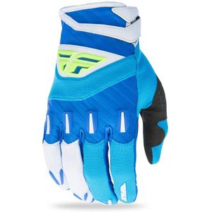 FLY Racing Unisex-Adult F-16 Guantes (Azul/Hi-Vis, talla 8/Small)