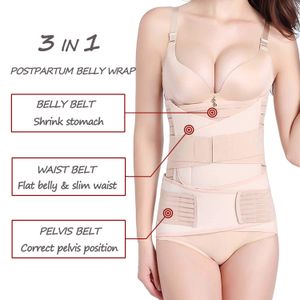 Cinturón de posparto para niña, versión 3 en 1, para posparto, posparto, apoyo postparto, sección C, cinturón de recuperación para mujer, cintura Pelv