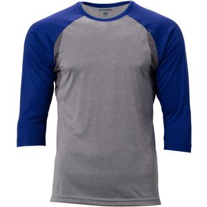 Champro - Camiseta de béisbol para adultos (manga 3/4)