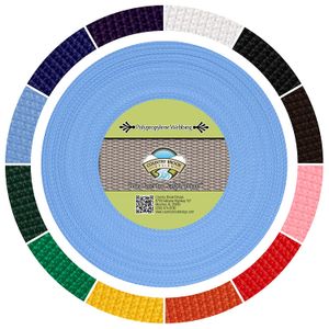 Country Brook Design - Baby Blue Polypropylene 1/2 Inch Webbing