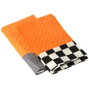Uno Grace Place TEYO de neumáticos Juego de paños para bebés, negro, color blanco, gris, naranja
