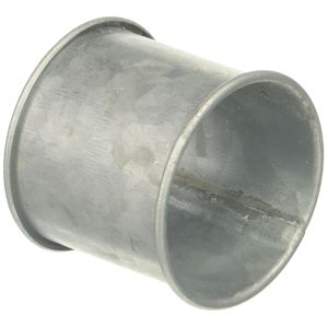 Saro estilo de vida diseño rústico estilo galvanizado metal servilleta anillo (Set de 4), 2.5" x 3.5," Plata