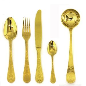 Mepra 30-Piece Casablanca Oro Moka Flatware Set