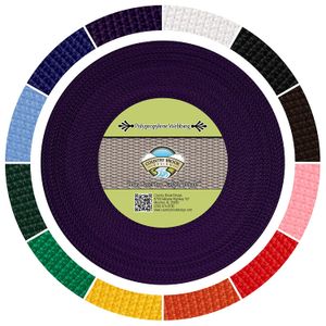 Country Brook Design - Purple Polypropylene 1/2 Inch Webbing