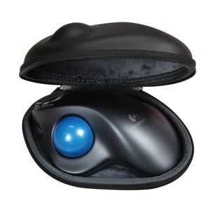 Para Logitech M570 Trackball Mouse inalámbrico viajes EVA PU hard protective case Funda de transporte), diseño Compact tamaños by Hermitshell
