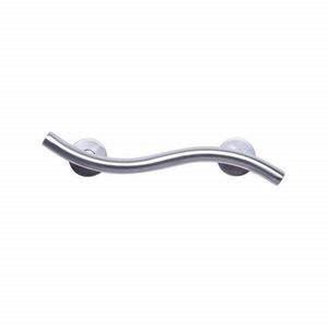 CSI bathware bar-wave28-sa wave-shaped decorativos Grab Bar, Plata