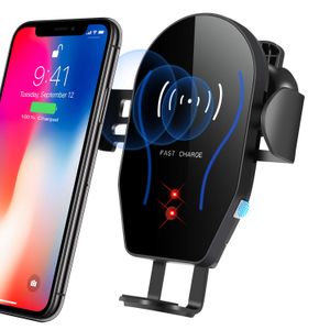 Phone Holder for Car,Car Phone Mount, Automatic Clamping Wireless Charging Car Mount Air Vent Cell Phone Holder Charger Car Mount Compatible with iPho
