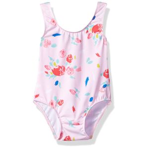 Petit Bateau Baby Girl Rose Printed Swim Suit