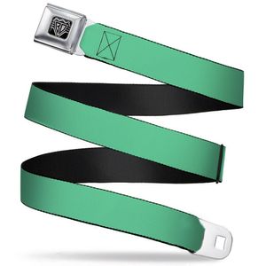 Buckle-Down Seatbelt Belt - Solid Rainforest Green - 1.0" Wide - 20-36 Inches in Length