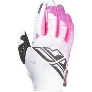 FLY Racing Unisex-Adult Kinetic Guantes de la mujer (Tamaño Grande), color rosa/morado