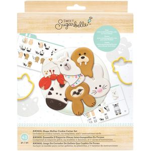 American Crafts 350376 SB - Juego de cortadores de galletas