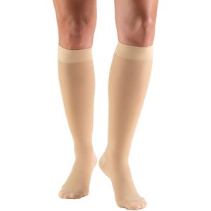 truform 0253, medias de compresión (de la mujer, la rodilla alto, Sheer, 30 – 40 mmHg, 0253BG-M, M, Beige, 1, 1