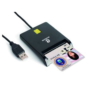 Zoweetek - Lector de tarjetas inteligentes DOD Military USB Common Access CAC, compatible con Windows, Mac OS 10.6-10.10 y Linux